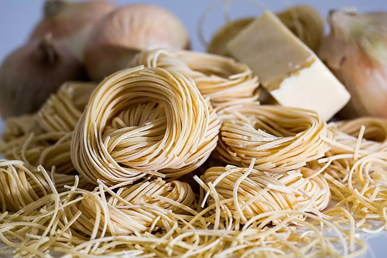 Blanchieren von Nudeln und Pasta